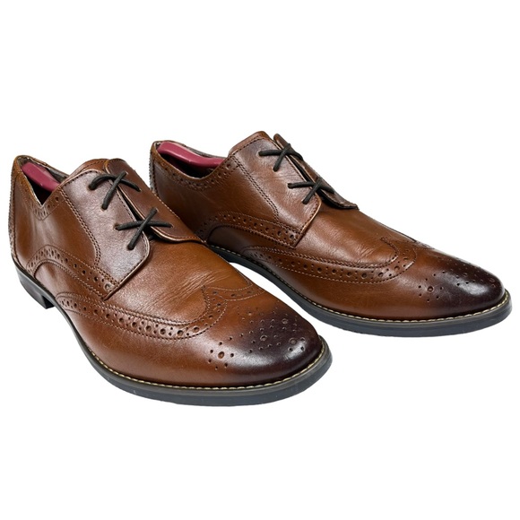 Florsheim Wingtip Derby‎ in Brown Leather Men’s Size 10 1/2 D main image 4